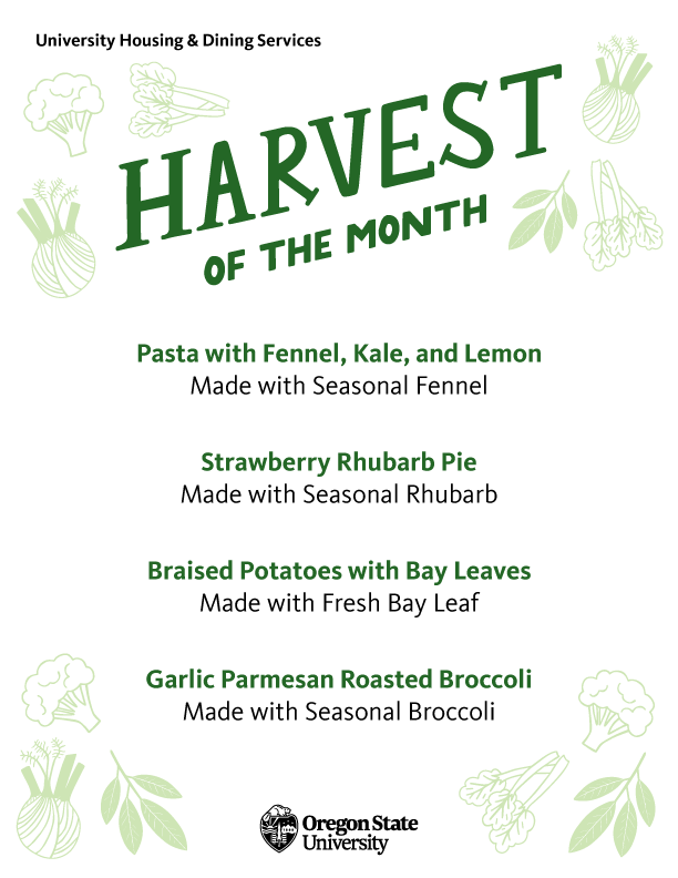 harvest march menu